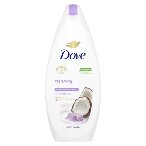 dove relaxing body wash.